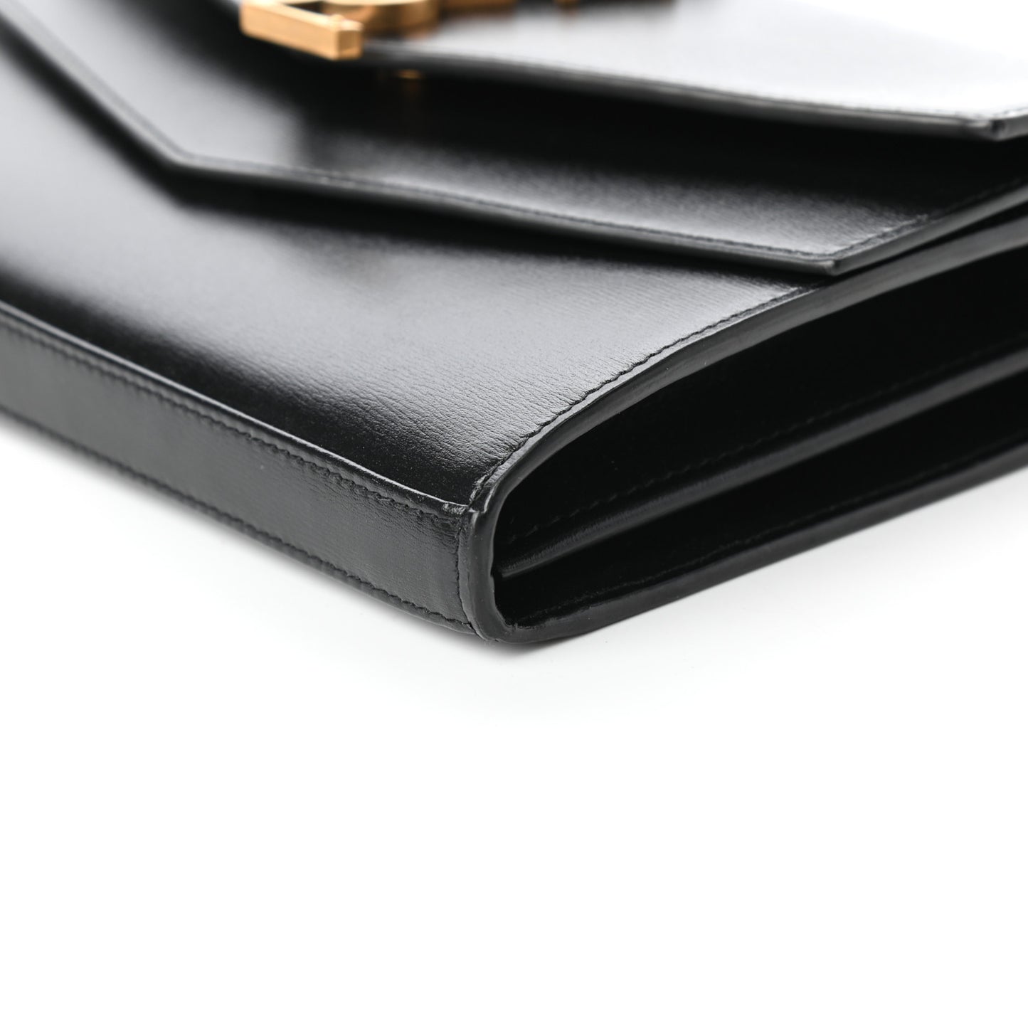 Smooth Calfskin Monogram Sulpice Chain Wallet Black