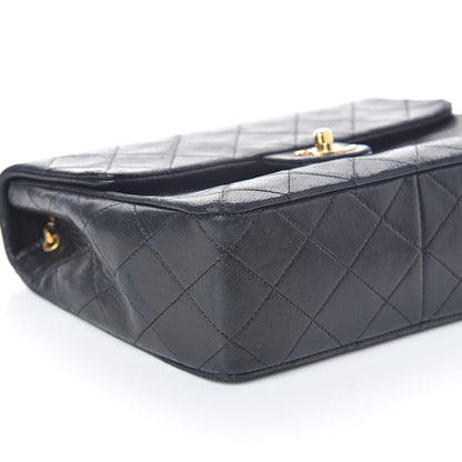 Chanel Lambskin Quilted Mini Square Flap Bag Black 10 of 11