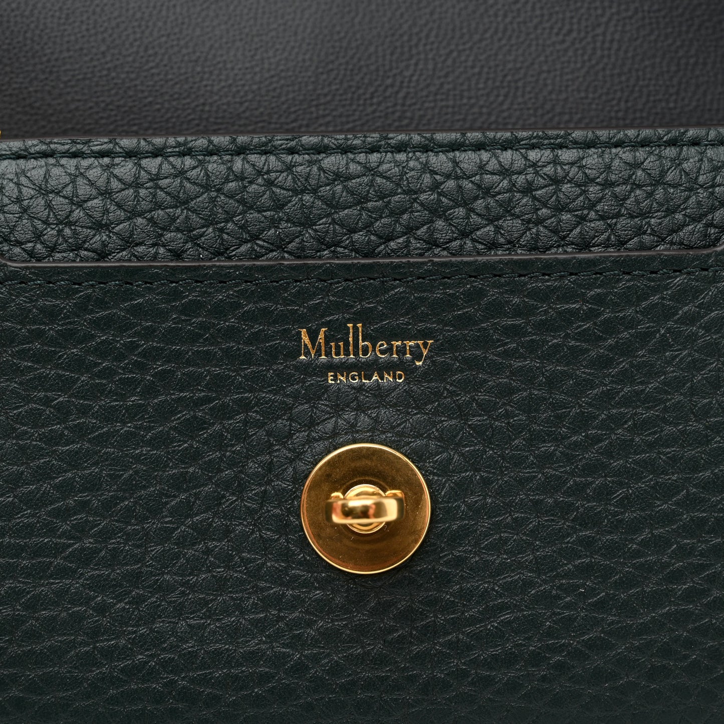 Classic Grain Medium Darley Wallet Dark Green