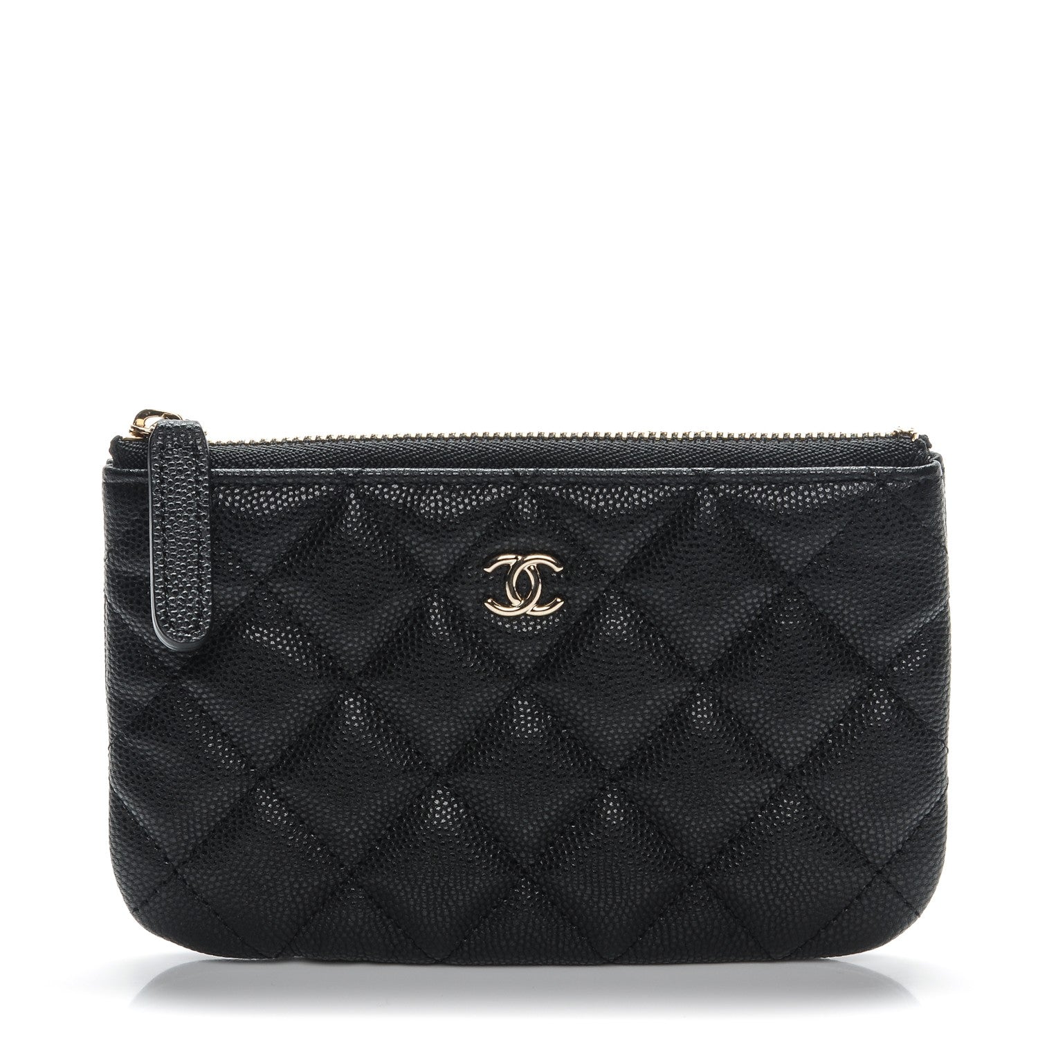 Chanel Caviar Quilted Small Cosmetic Case Black 1 of 7
