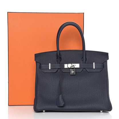 Hermes Togo Birkin 30 Bleu Nuit 33 of 33