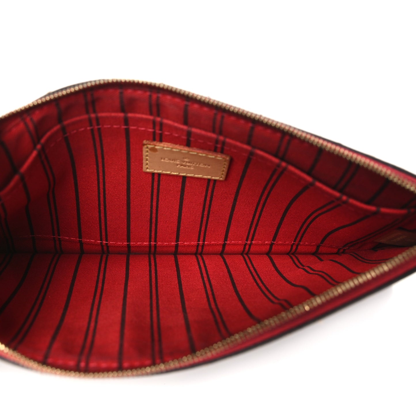 Monogram Neverfull MM GM Pochette Cherry