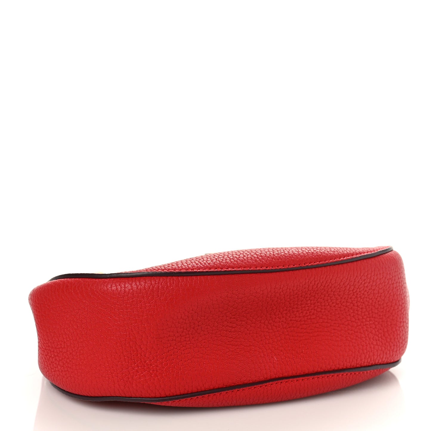 Grained Lambskin Drew Shoulder Bag Plaid Red
