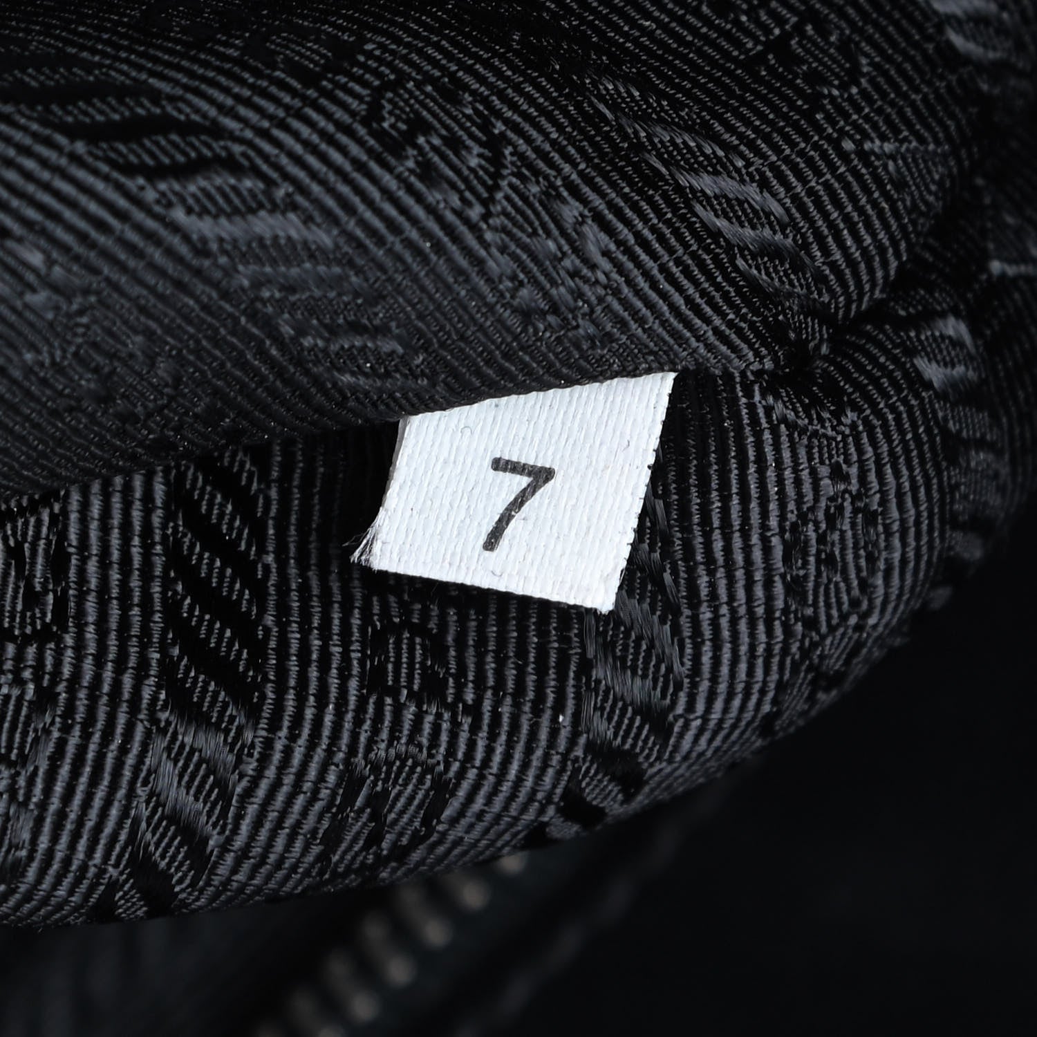 Prada Nappa Gaufre Shopping Satchel Black 6 of 11