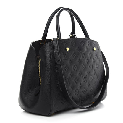 Louis Vuitton Empreinte Montaigne MM Black 3 of 9