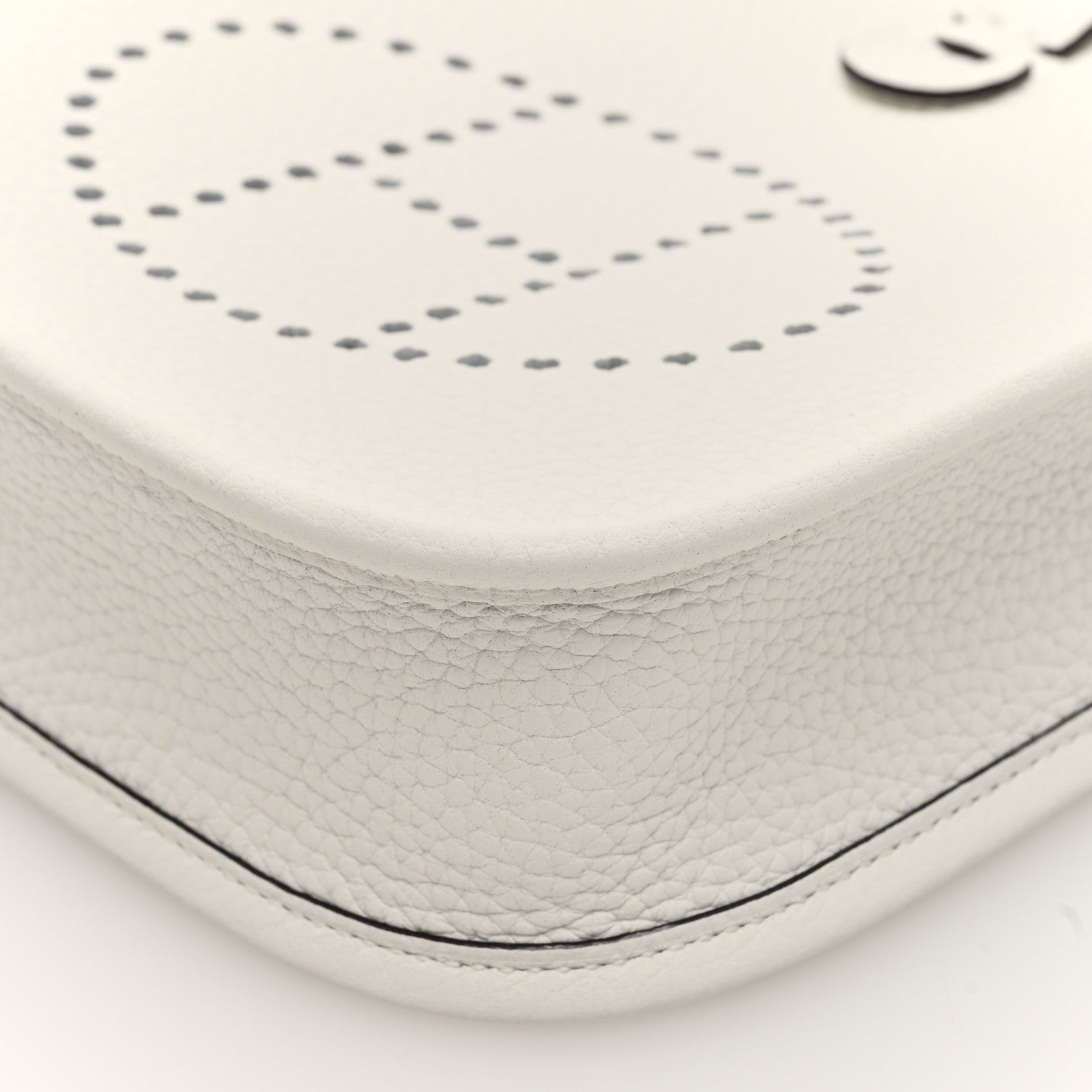 Hermes Taurillon Clemence Amazone Evelyne TPM New White 10 of 11