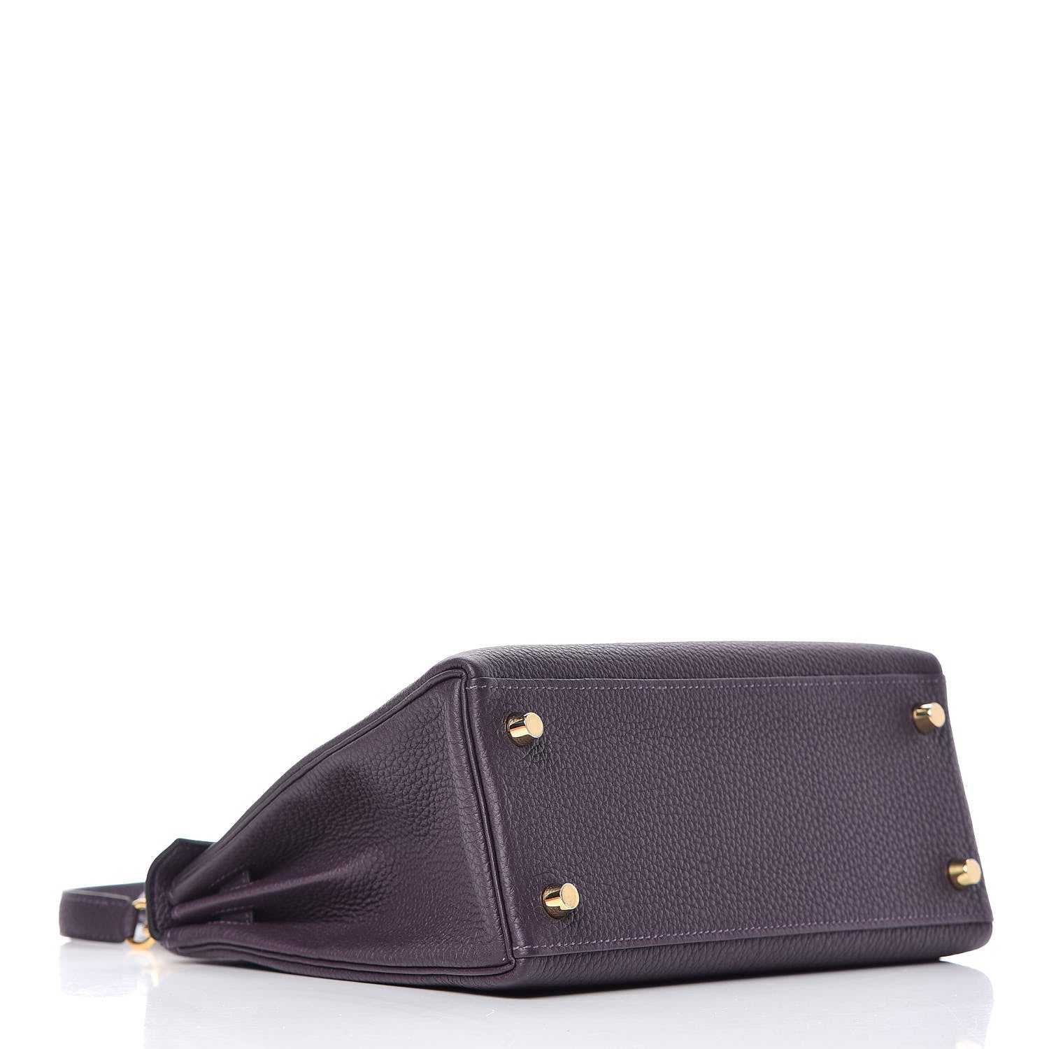 Hermes Togo Kelly Retourne 25 Raisin 6 of 38