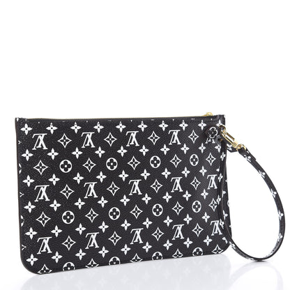 Louis Vuitton Monogram Giant Jungle Neverfull MM GM Pochette Black 3 of 6