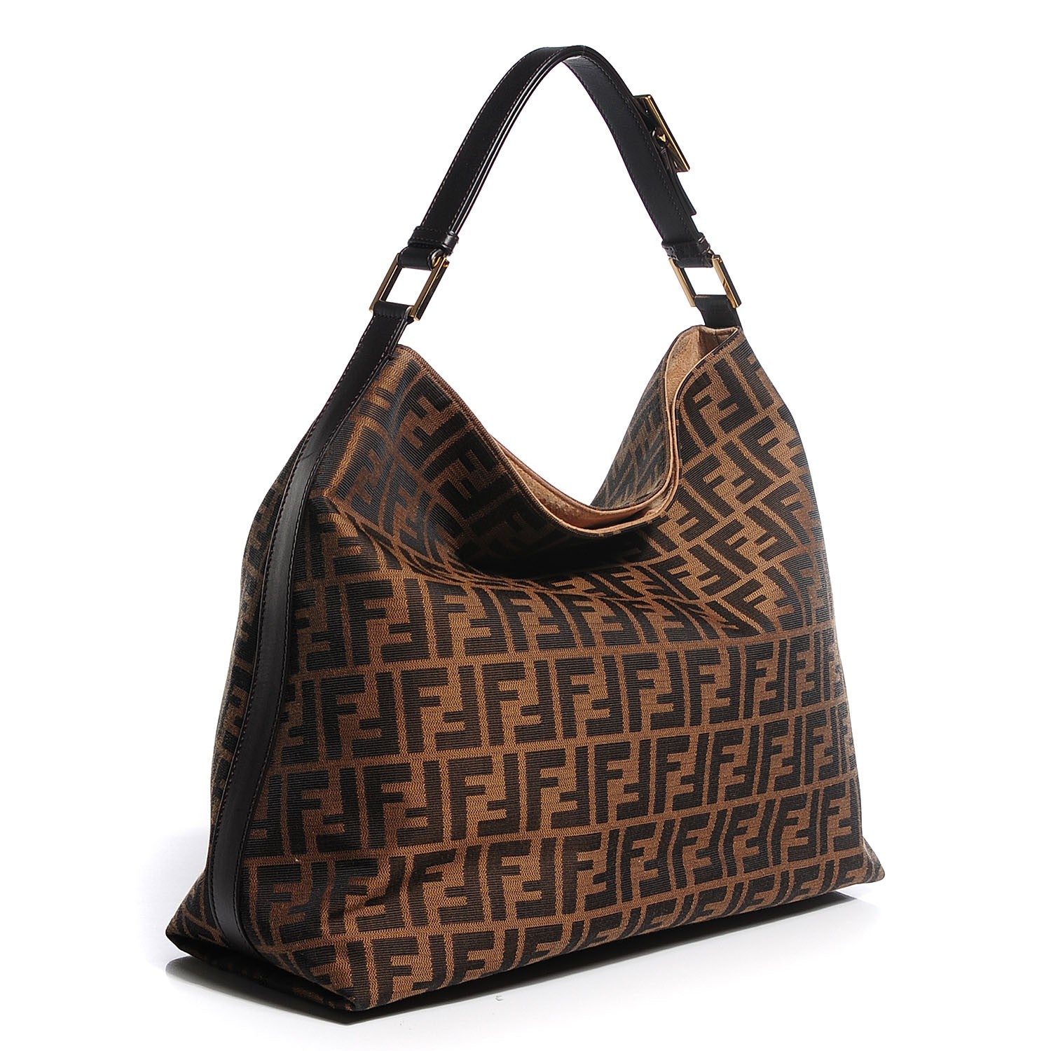 Fendi Zucca Large Hobo Tobacco 3 of 9