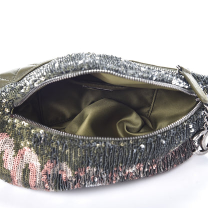 Chanel Sequin Coco Cuba Waist Bag Fanny Pack Khaki 6 of 10