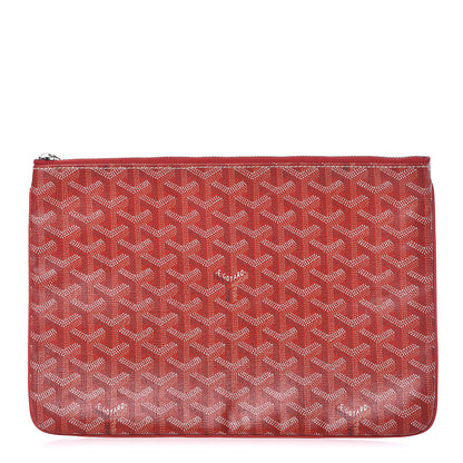 Goyard Goyardine Senat Pochette MM Red 1 of 10