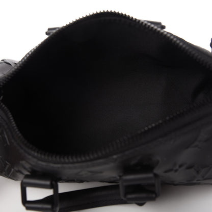 Louis Vuitton Monogram Seal Keepall XS Black 5 of 9