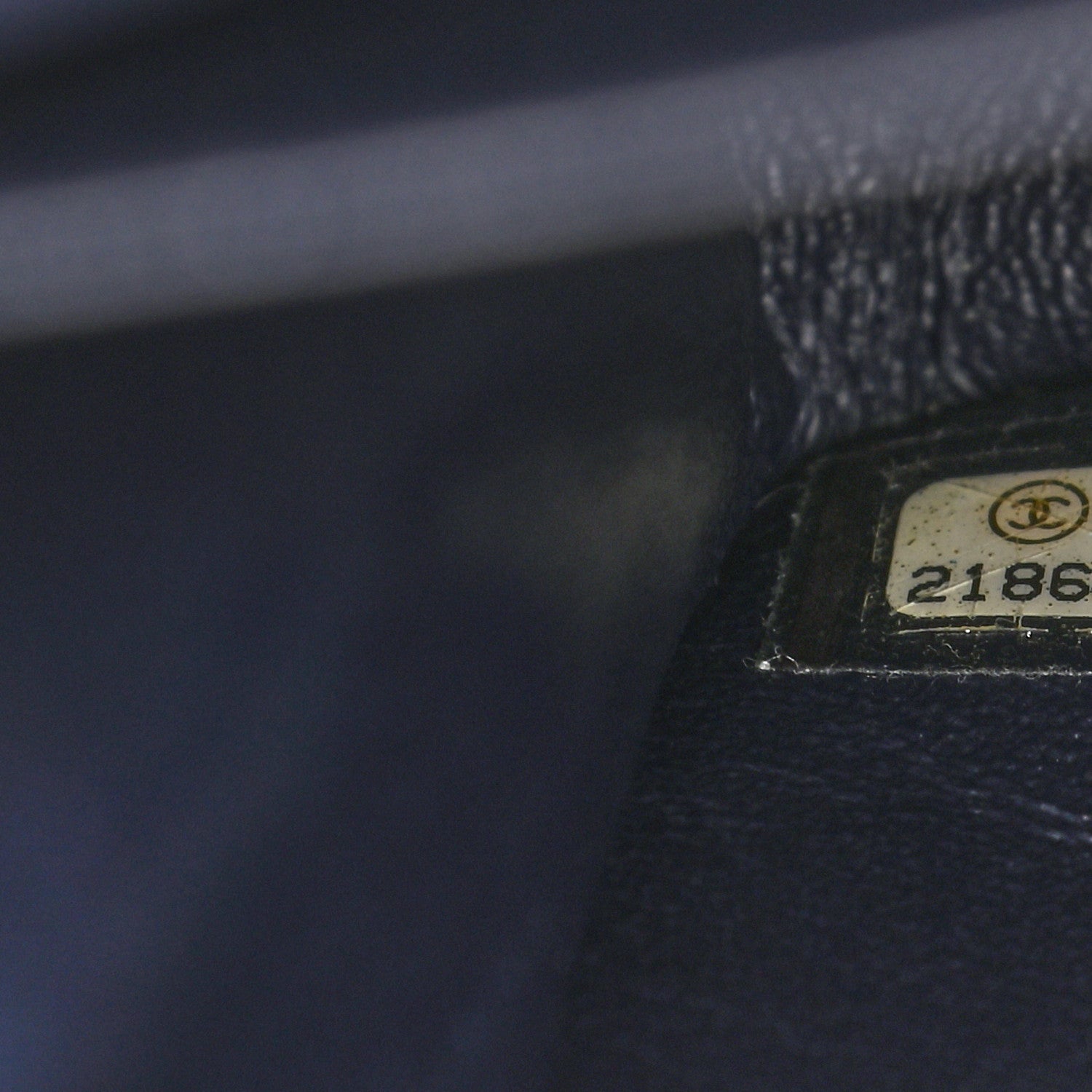 Chanel Caviar Quilted Jumbo Double Flap Navy Blue 8 of 12