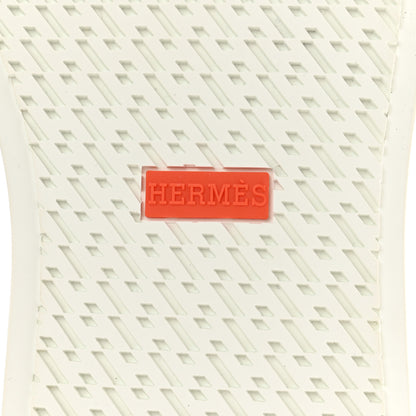Hermes Calfskin Game Slip On Sneakers 38 Beige Nude 7 of 8