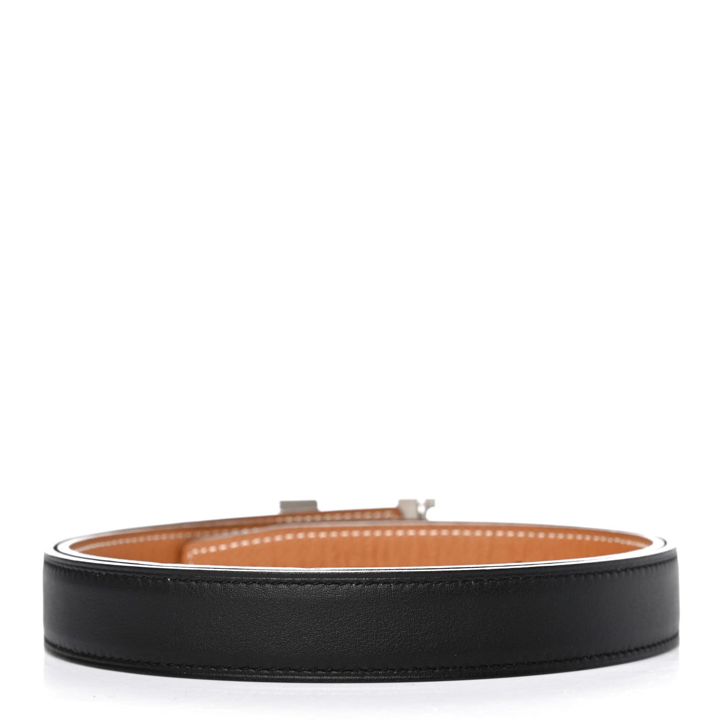 Swift Epsom 24mm Mini Constance H Belt 85 Black Gold