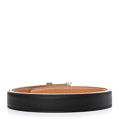 Hermes Swift Epsom 24mm Mini Constance H Belt 85 Black Gold 2 of 4