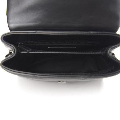 Saint Laurent Calfskin Y Quilted Monogram Toy Loulou Crossbody Bag Black 4 of 10