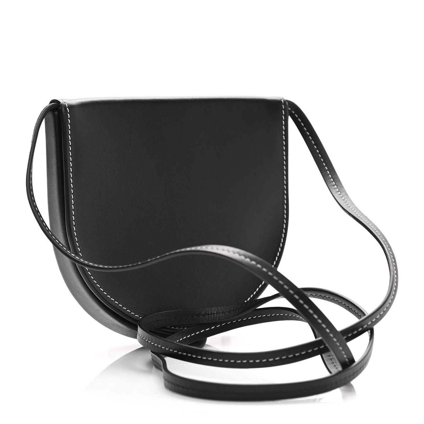 Soft Calfskin Small Heel Bag Black