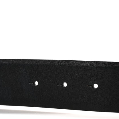 Chanel Calfskin Pearl Crystal CC Belt 85/34 Black Gold 3 of 7