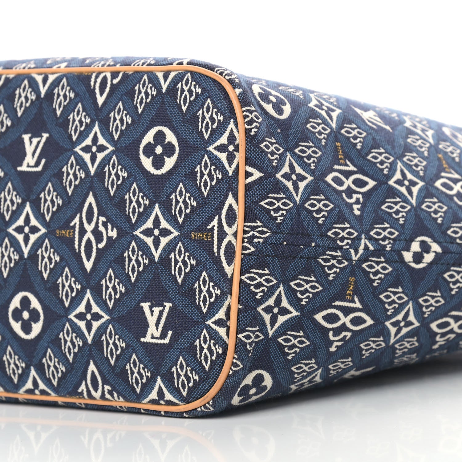 Louis Vuitton Jacquard Since 1854 Neverfull MM Blue 10 of 10