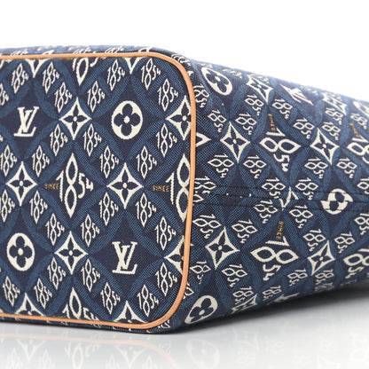 Louis Vuitton Jacquard Since 1854 Neverfull MM Blue 10 of 10