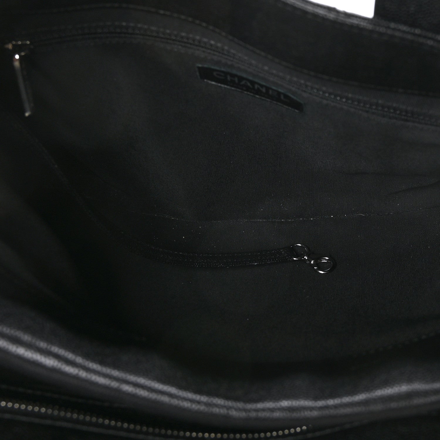 Chanel Caviar Quilted Large Urban Companion Top Handle Shopping Tote Black 5 of 12
