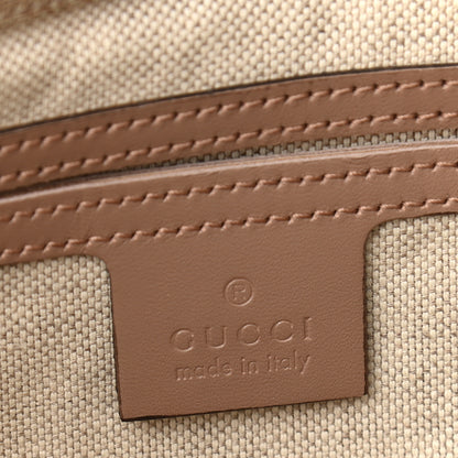 Gucci GG Plus Monogram Medium Double Buckle Flap Messenger Bag Pink 6 of 10