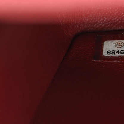 Chanel Caviar Quilted Jumbo Single Flap Bordeaux 7 of 11