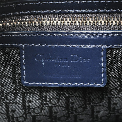 Christian Dior Patent Cannage Medium Lady Dior Saphir 6 of 7