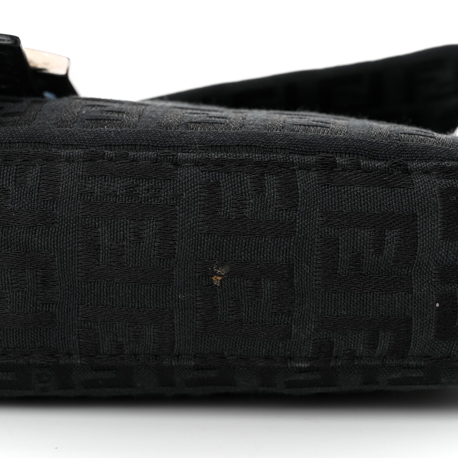 Fendi Zucchino Baguette Black 10 of 11