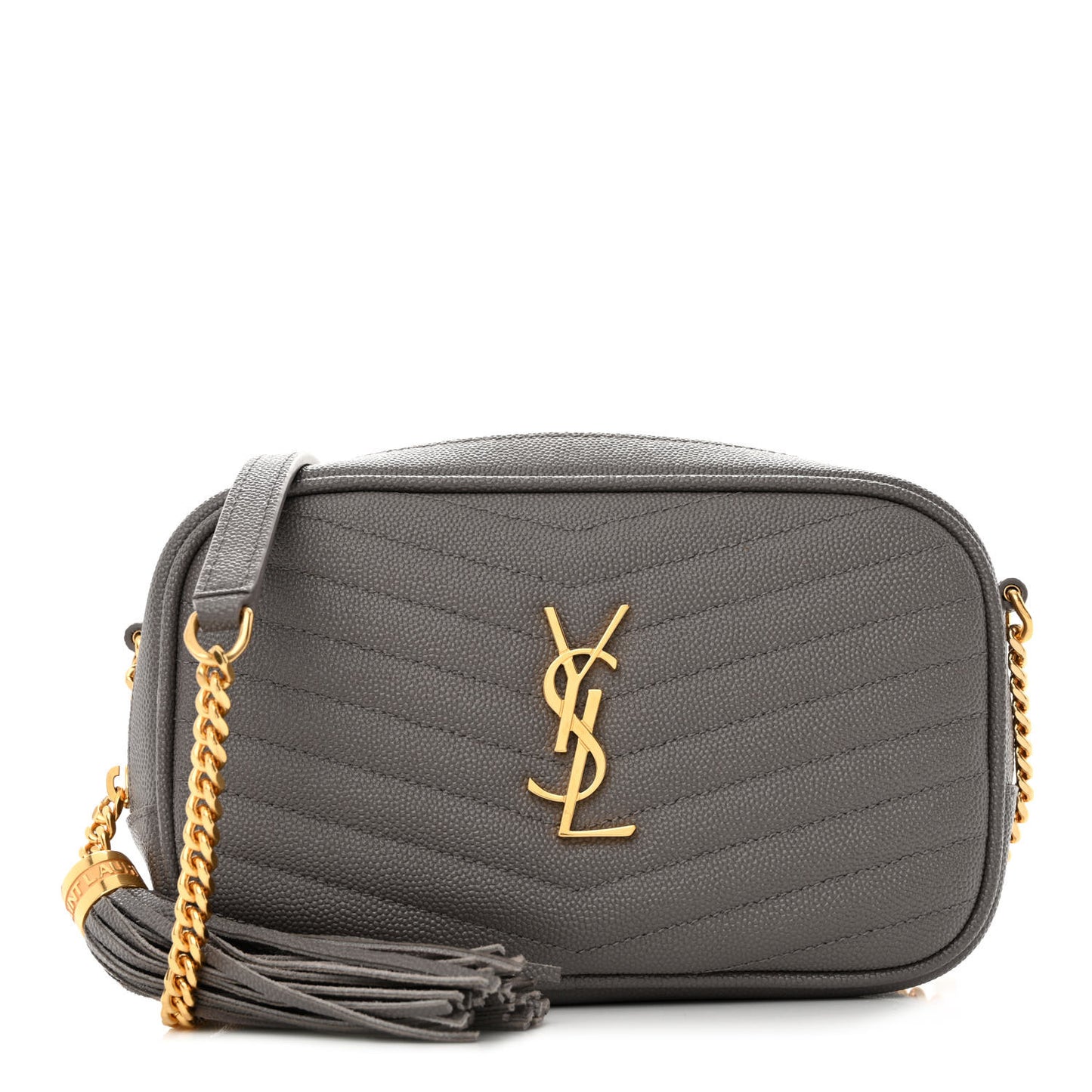 Grain De Poudre Matelasse Monogram Mini Lou Camera Bag Fog