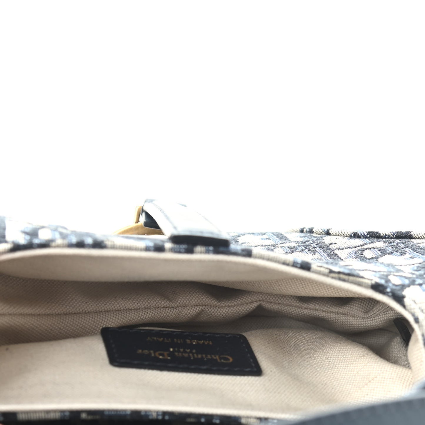 Oblique Mini Saddle Bag Blue