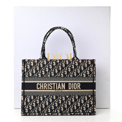 Christian Dior Oblique Medium Book Tote Blue Multicolor 11 of 11