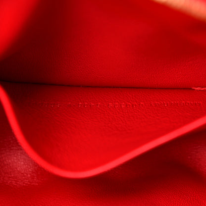 Balenciaga Nappa Calfskin Quilted Touch B Camera Shoulder Bag Bright Red 7 of 10