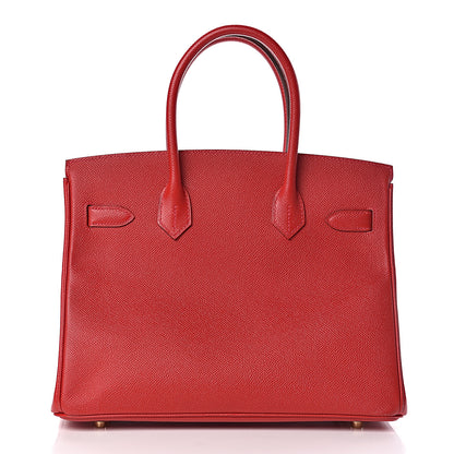 Hermes Epsom Birkin 30 Rouge Casaque 27 of 38