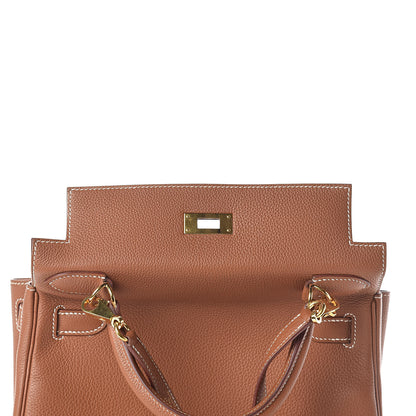 Hermes Togo Kelly Retourne 28 Gold 11 of 34