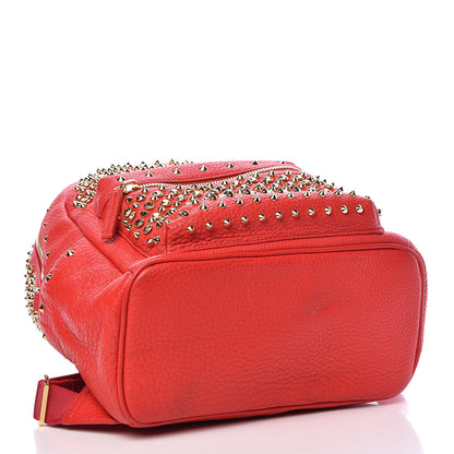 MCM Calfskin Swarovski Small Stark Diamond Backpack Red 4 of 16
