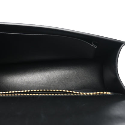 Christian Dior Grained Calfskin Embossed 30 Montaigne Chain Flap Bag Black 5 of 10