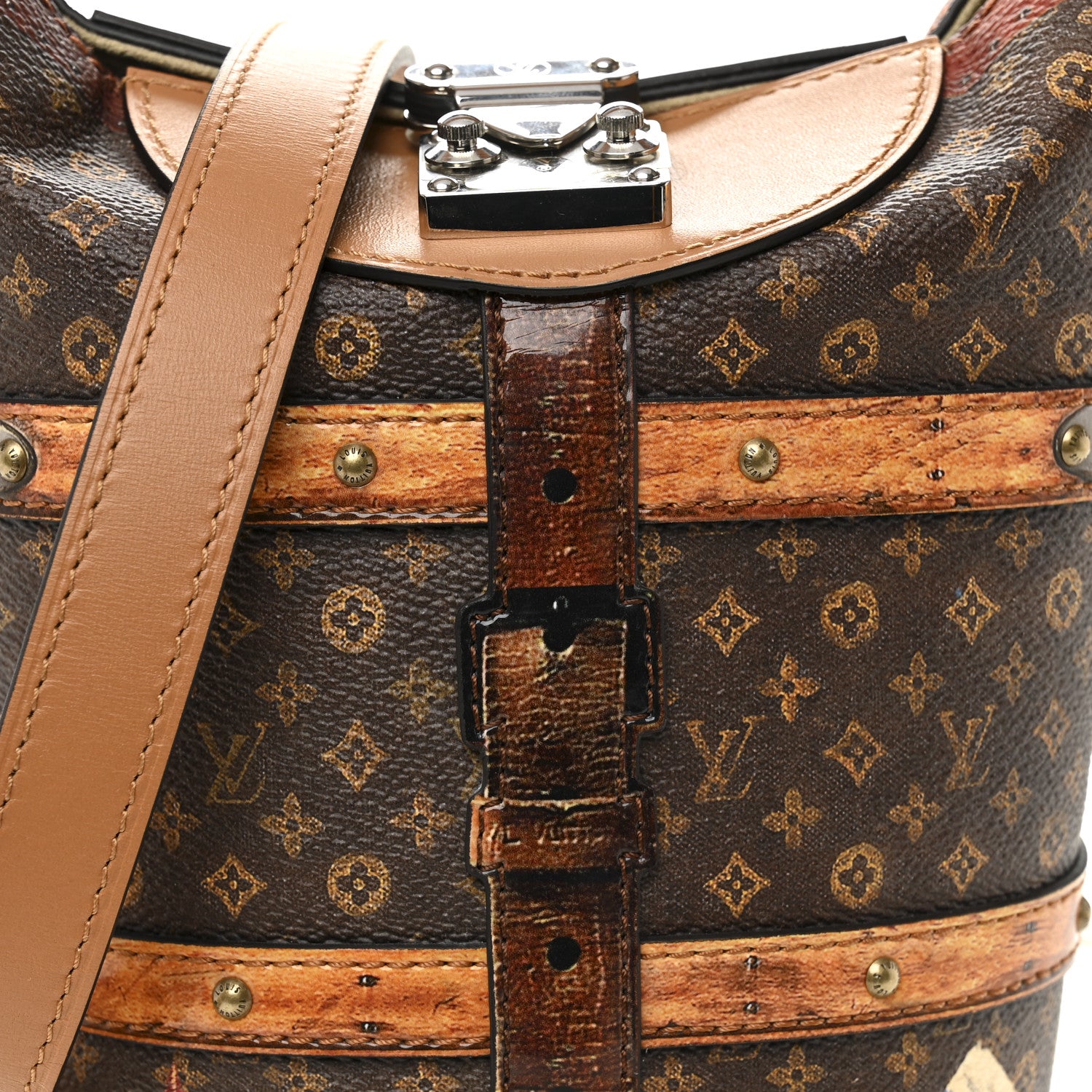 Louis Vuitton Transformed Monogram Time Trunk Duffle Bag 1801814