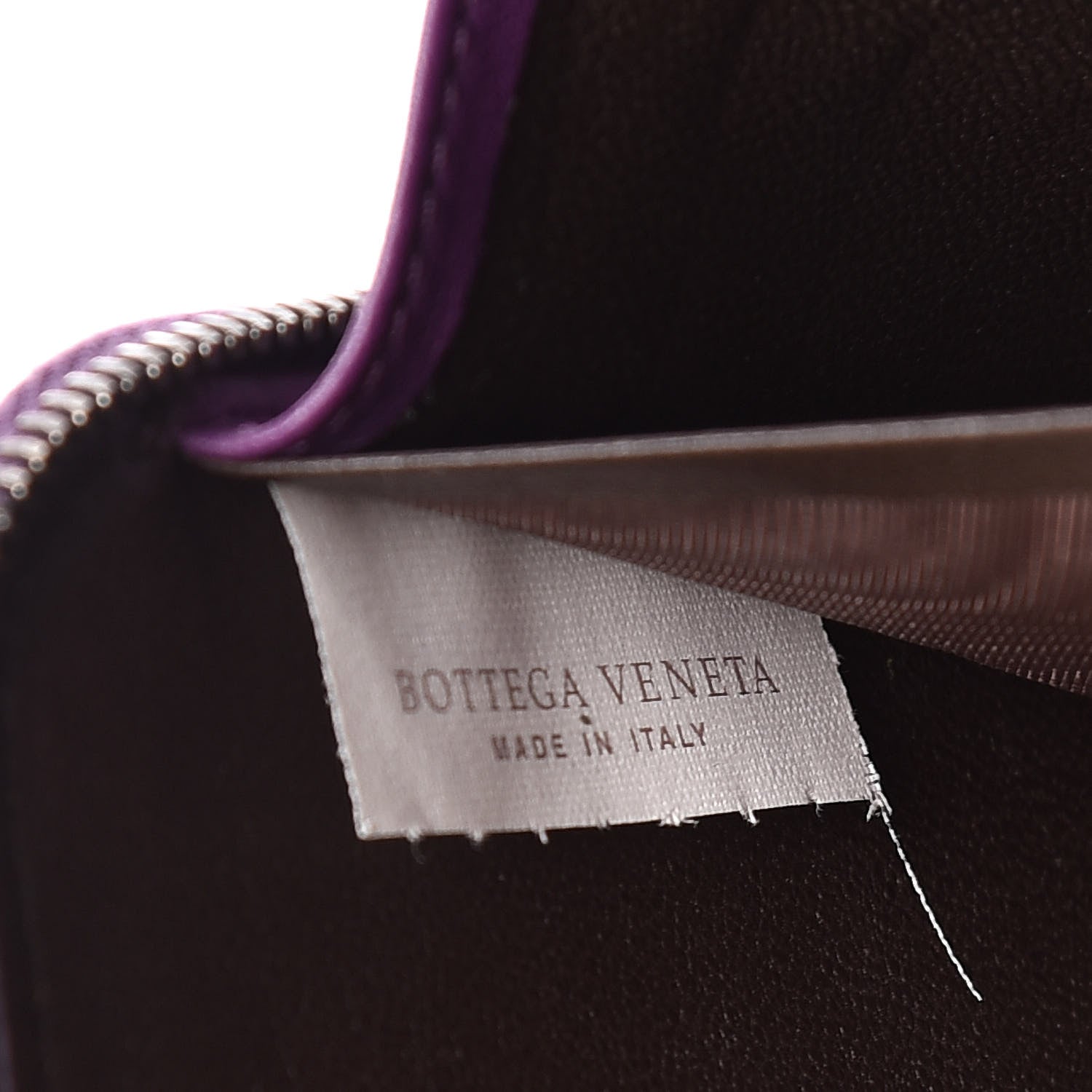 Bottega Veneta Nappa Intrecciato Flat Zip Pouch Parme Monalisa 9 of 11