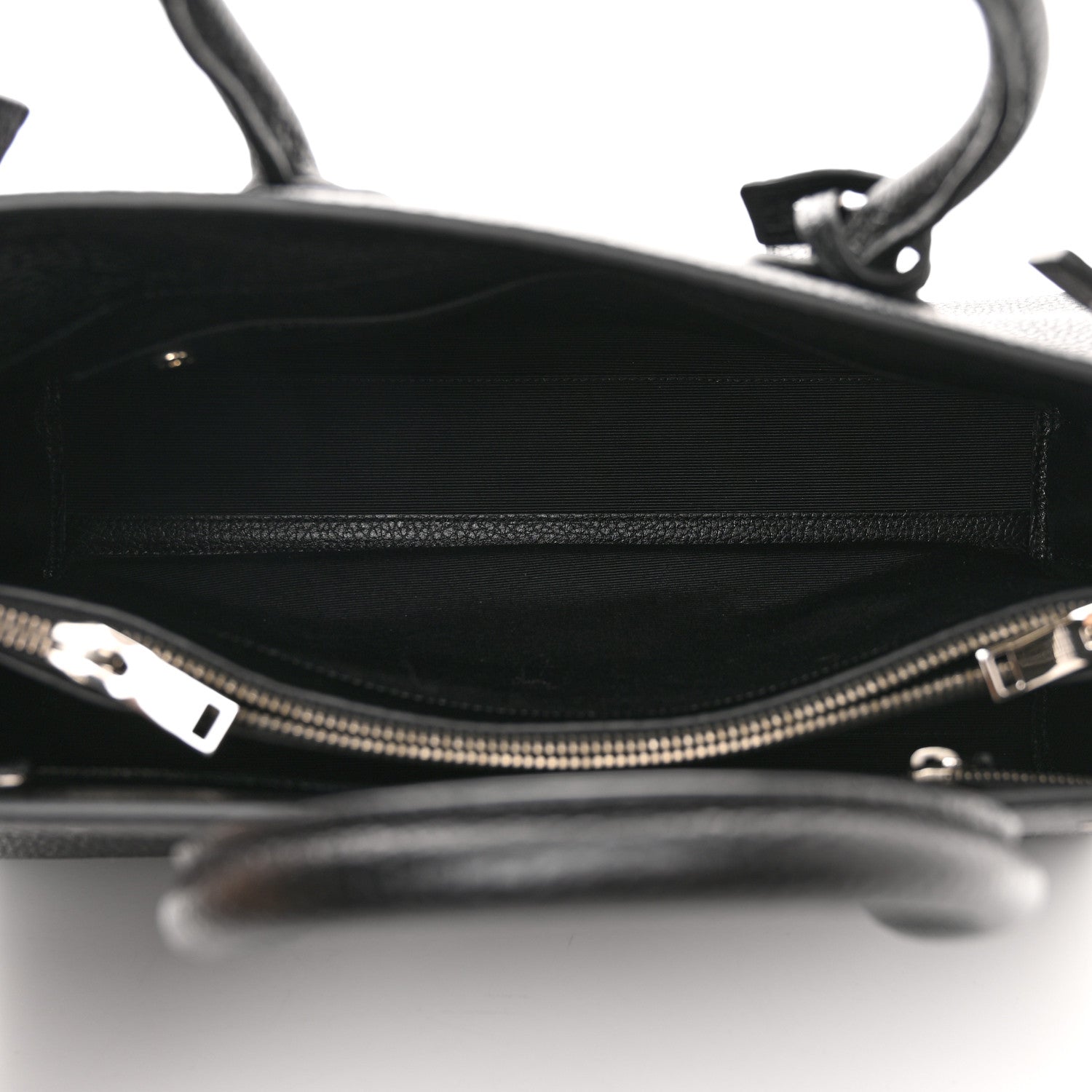 Saint Laurent Grained Calfskin Small Sac De Jour Black 5 of 10