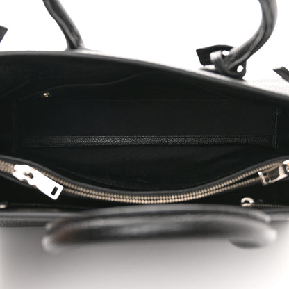 Saint Laurent Grained Calfskin Small Sac De Jour Black 5 of 10