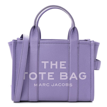 Marc Jacobs Grained Calfskin Small The Tote Bag Purple 1 of 10