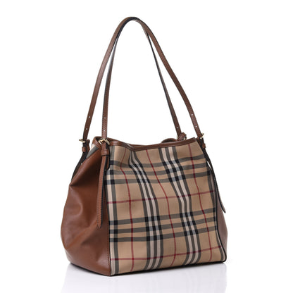 Burberry Horseferry Check Small Canterbury Tote Honey 2 of 4