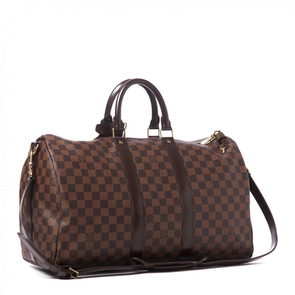 Louis Vuitton Damier Ebene Keepall Bandouliere 45 2 of 9