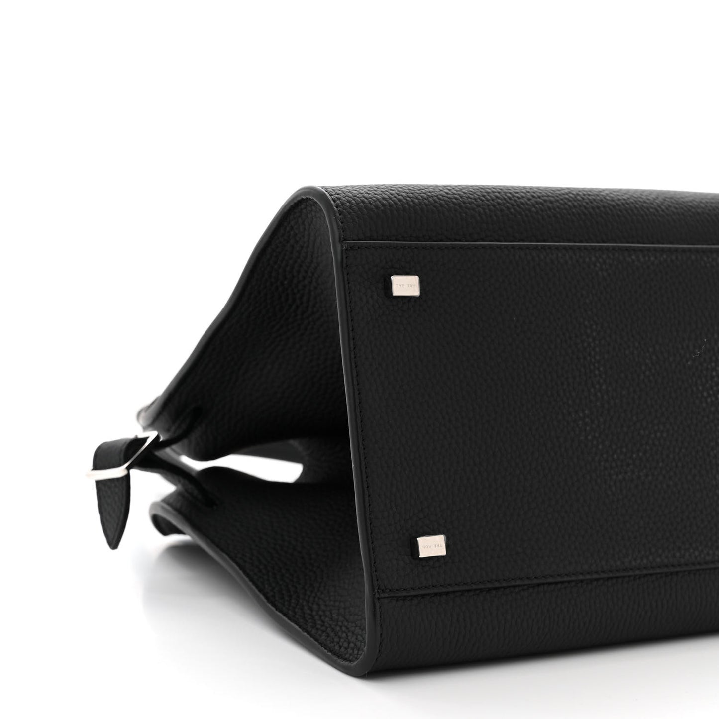 Matte Grained Calfskin Soft Margaux 12 Black