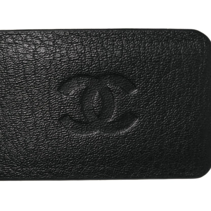 Chanel Calfskin Crystal CC Belt 85 34 Black Multicolor 8 of 9