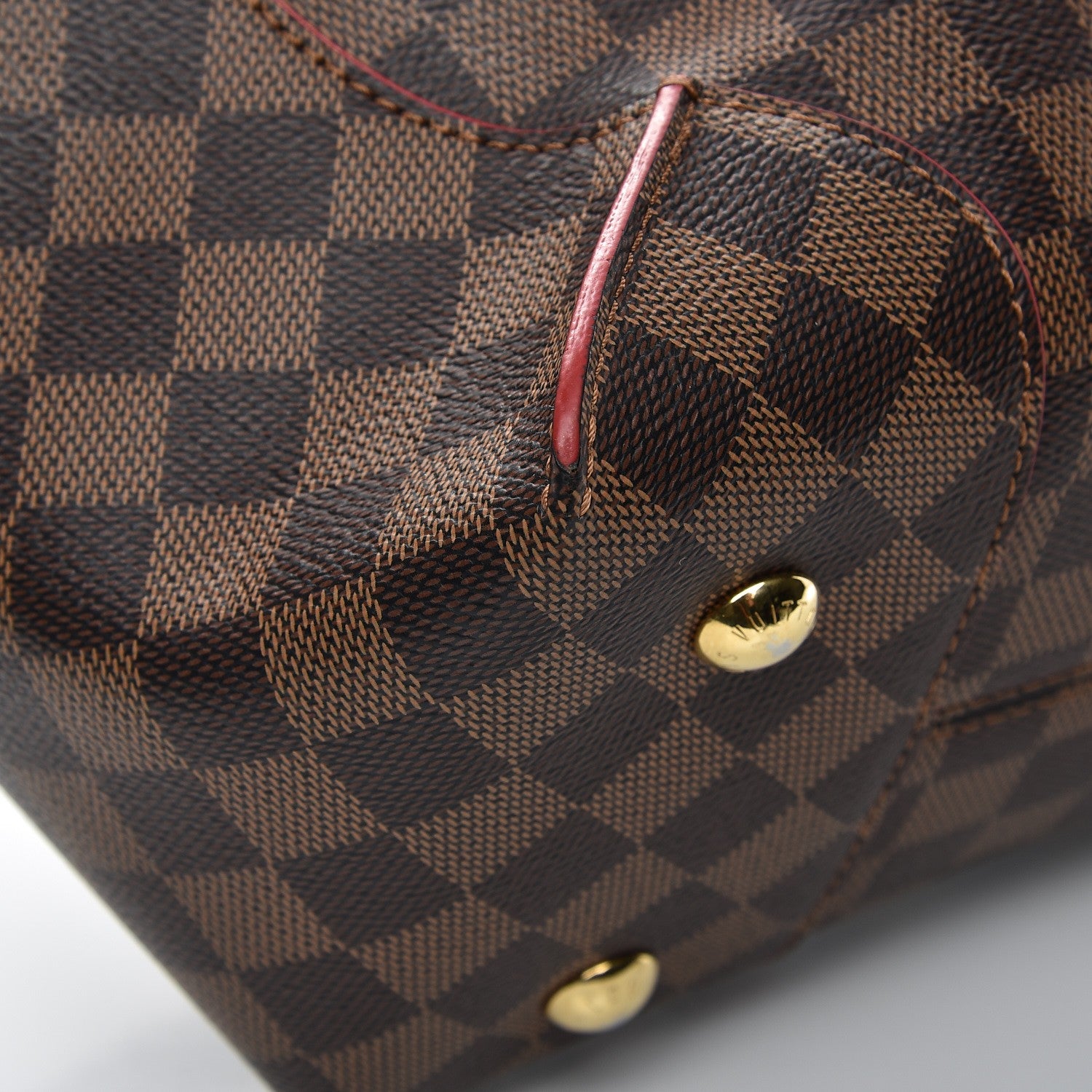 Louis Vuitton Damier Ebene Caissa Hobo Cherry 8 of 10
