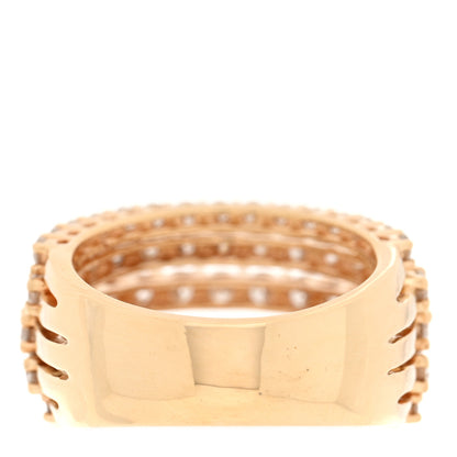 Parker & West by FASHIONPHILE 14K Yellow Gold Diamond 3.15ctw Cluster Band Ring 53 6.25 3 of 9