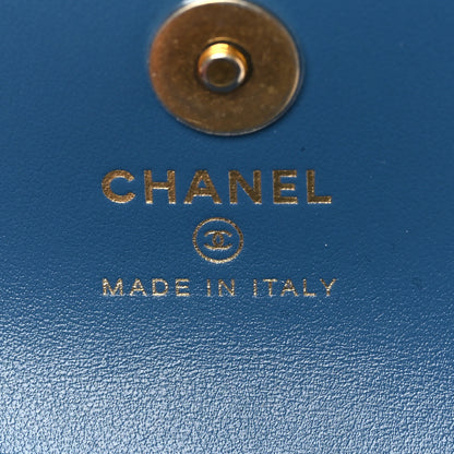 Chanel Denim Quilted Flap Mini Crossbody Blue 6 of 9